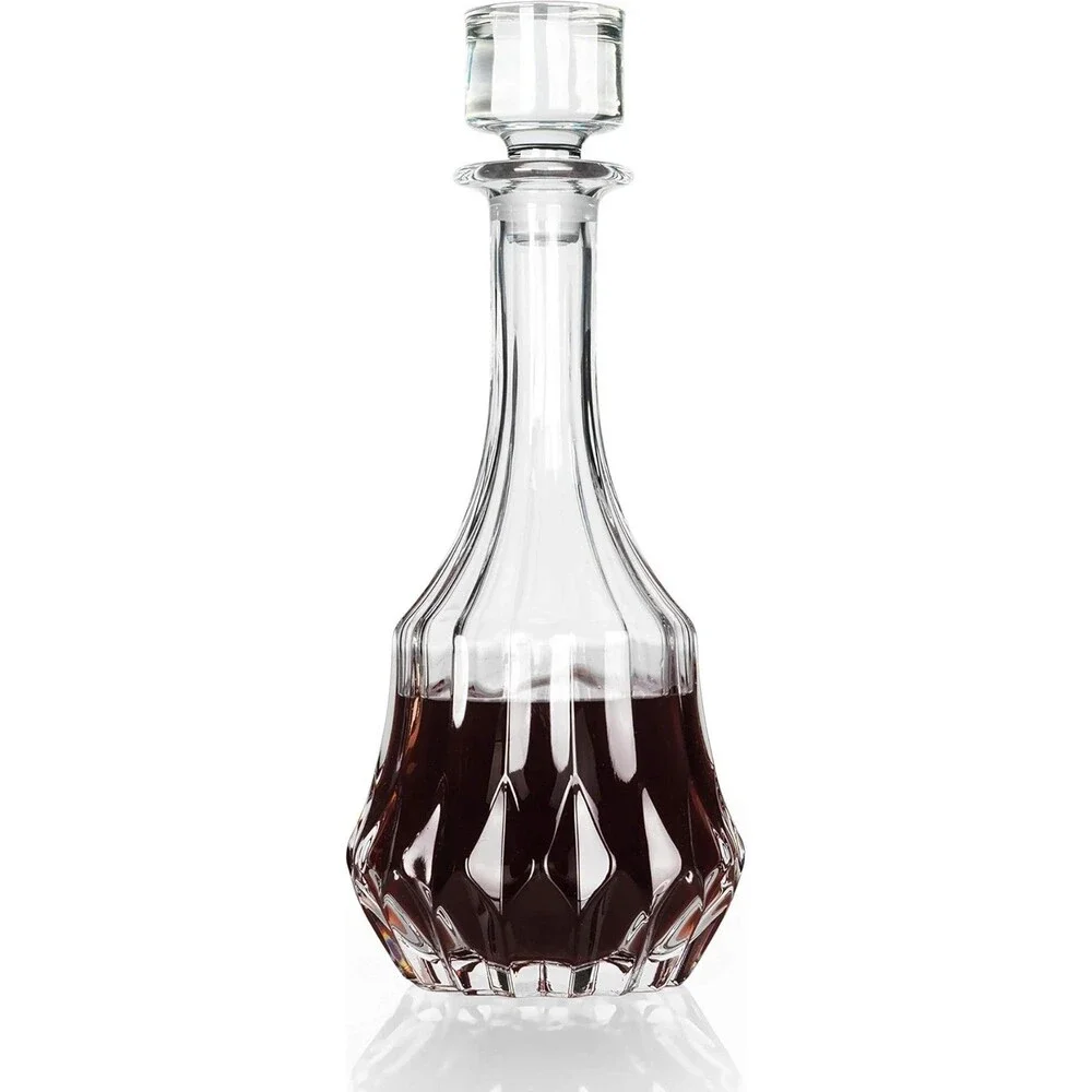 RCR Adagio Luxion Crystal Decanter – 1000 ml Whisky & Wine Decanter (NEW)